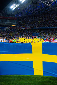 Starting Eleven of Sweden prior the FIFA World Cup group