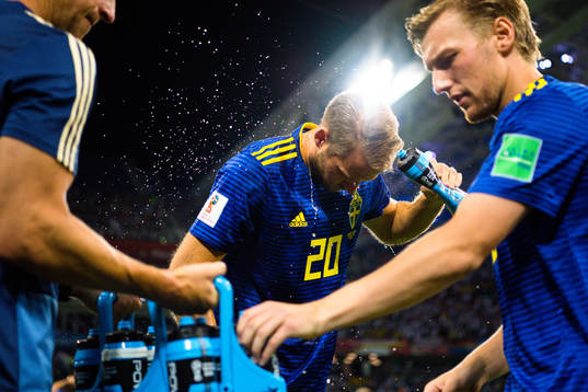 Ola Toivonen of Sweden prior the FIFA World Cup group stage