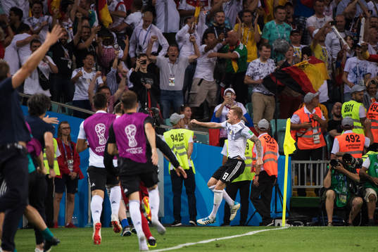 Toni Kroos of Germany celebrate
