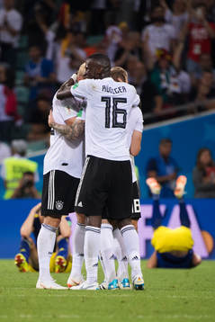 Players of Germany celebrates