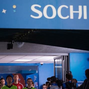 Goalkeeper Manuel Neuer of Germany in the player's tunnel