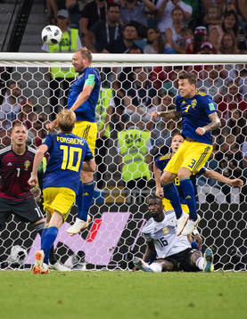 Andreas Granqvist, Albin Ekdal and Victor Nilsson Lindelöf