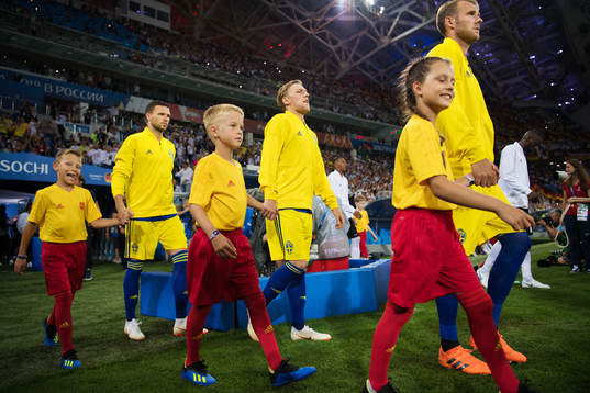 Marcus Berg, Emil Forsberg and Ola Toivonen