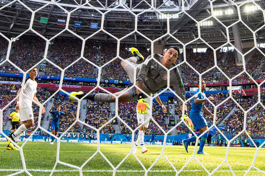 Goalkeeper Keylor Navas of Costa Rica