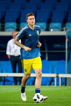 Victor Nilsson Lindelöf of Sweden prior the FIFA World Cup