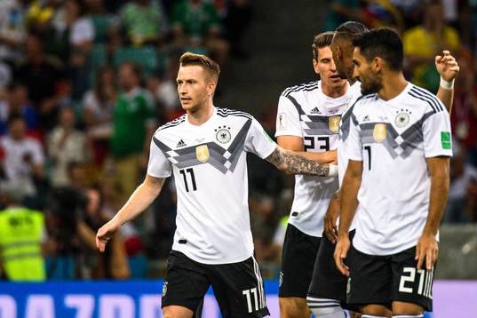 Marco Reus of Germany celebrates the 1-1 goal