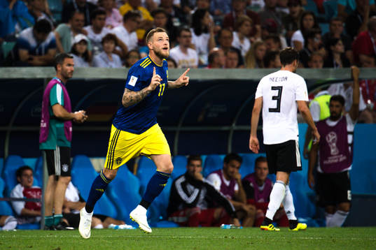 John Guidetti of Sweden