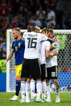 Antonio Rüdiger of Germany celebrates