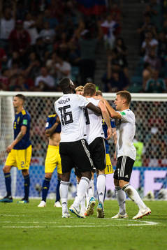 Players of Germany celebrates