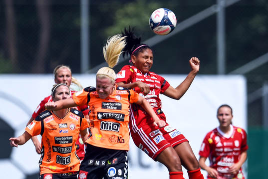 Kristianstads Josefine Rybrink och Piteås Madelen Janogy