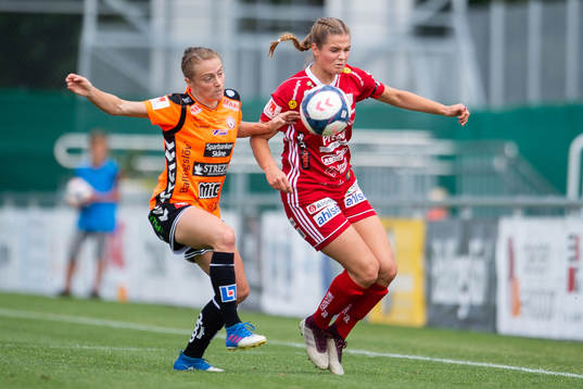 Kristianstads Alice Nilsson och Piteås Andrea Norheim