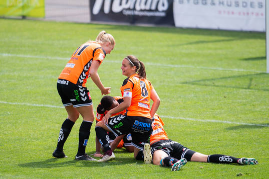 Kristianstads Amanda Edgren, Sofia Hagman, Rita Chikwelu
