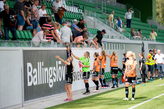 Kristianstads målvakt Moa Olsson, Sif Atladóttir, Alice