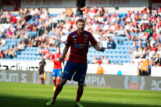 Helsingborgs Andri Runar Bjarnason deppar