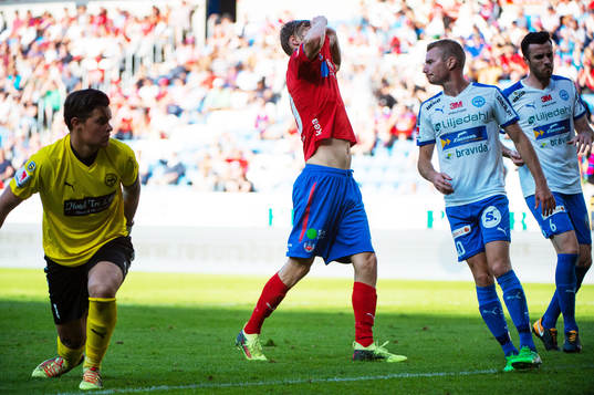 Helsingborgs Andri Runar Bjarnason deppar