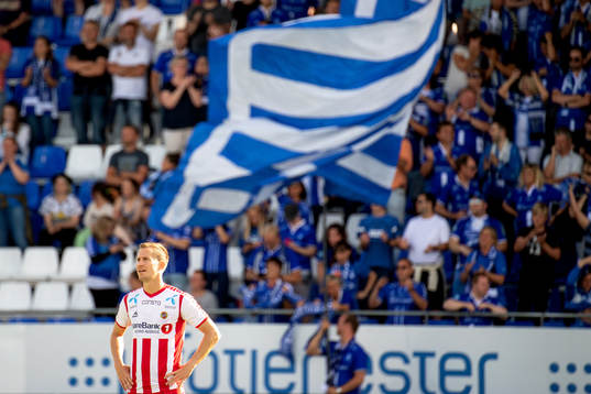 Morten Gamst Pedersen of Tromsø looks dejected
