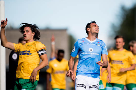 Jasmin Bogdanovic of Sandnes Ulf reacts