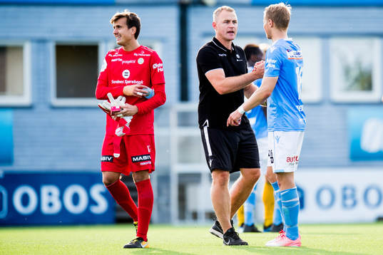 Goalkeeper Deniss Korneiciks of Sandnes Ulf, Bengt