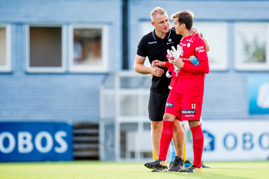 Bengt Sæternes, head coach of Sandnes Ulf, and goalkeeper
