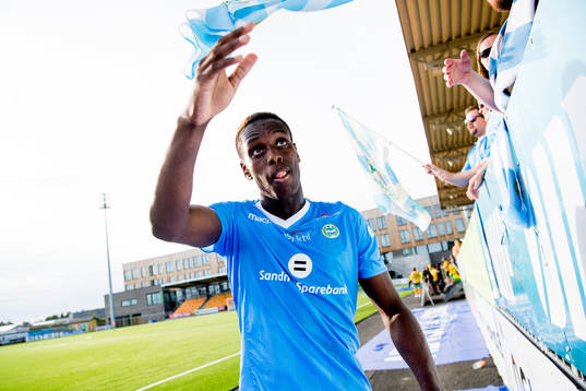 Akinsola Akinyemi of Sandnes Ulf