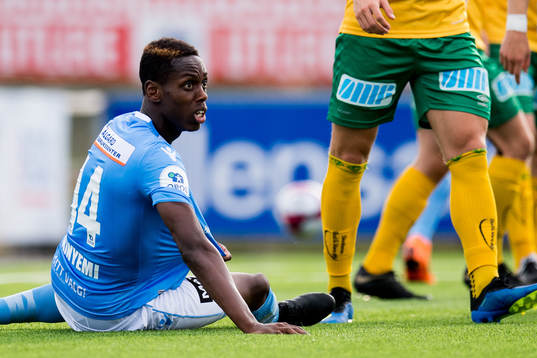 Akinsola Akinyemi of Sandnes Ulf
