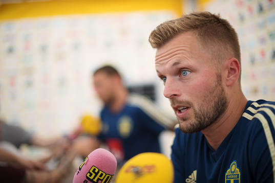 Sebastian Larsson of the Swedish national football team