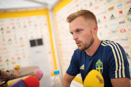 Sebastian Larsson of the Swedish national football team