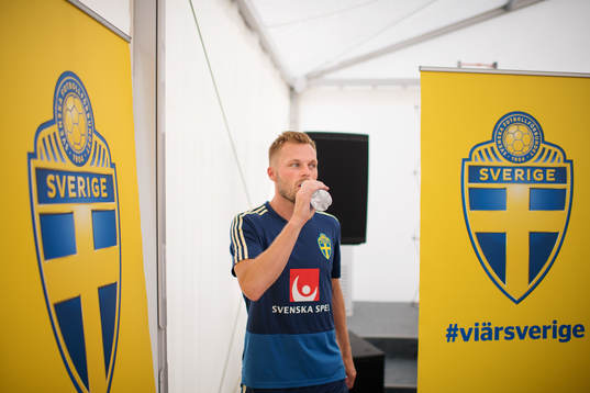 Sebastian Larsson of the Swedish national football team
