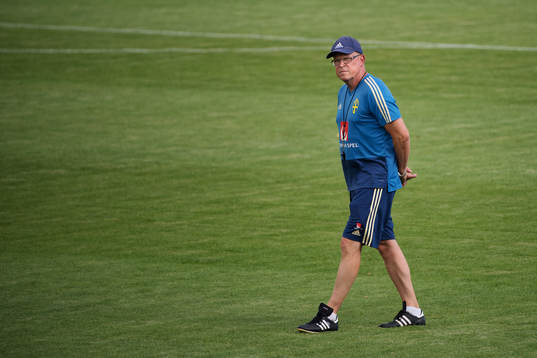 Head coach Janne Andersson of the Swedish national football