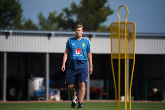Assistant coach Peter Wettergren of the Swedish national