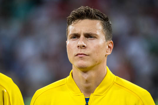Victor Nilsson Lindelöf of Sweden prior the FIFA World Cup