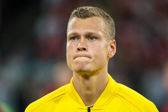 Viktor Claesson of Sweden prior the FIFA World Cup group