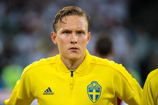 Ludwig Augustinsson of Sweden prior the FIFA World Cup