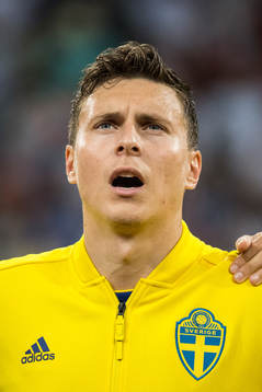 Victor Nilsson Lindelöf of Sweden prior the FIFA World Cup