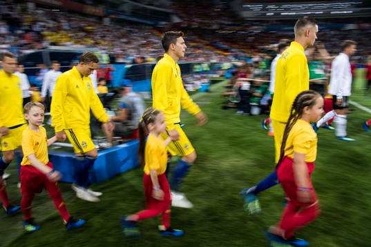 Victor Nilsson Lindelöf of Sweden prior the FIFA World Cup