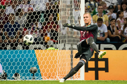 Goalkeeper Robin Olsen of Sweden