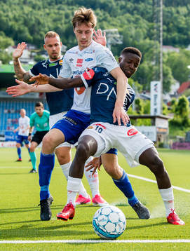 Marcus Pedersen of Strømsgodset, Daniel Kvande of Ranheim