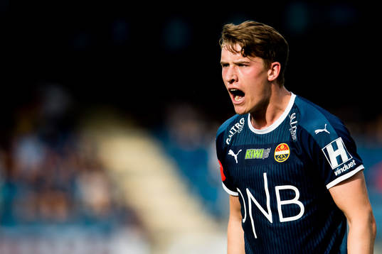Marius Høibråten of Strømsgodset reacts