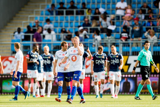 Øyvind Storflor of Ranheim looks dejected