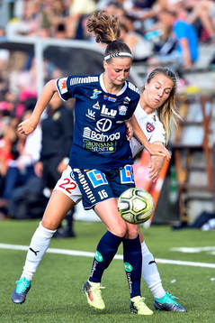 Linköpings Nicoline Sørensen och Rosengårds Fiona Brown