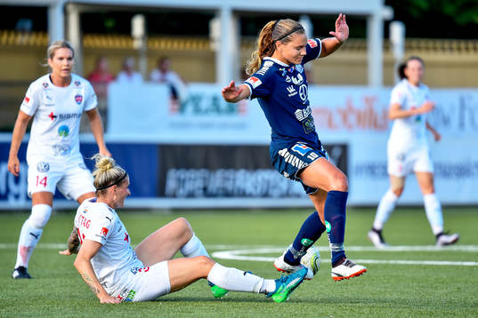 Rosengårds Anja Mittag och Linköpings Emma Lennartsson