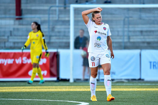 Rosengårds Lisa-Marie Utland deppar