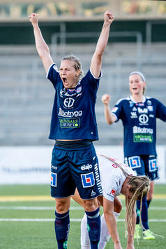 Linköpings Lisa Lantz jublar