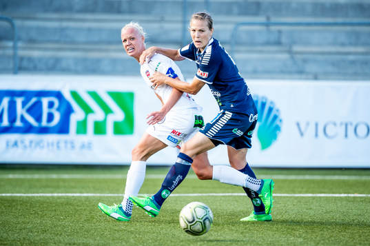 Rosengårds Caroline Seger mot Linköpings Elin Landström