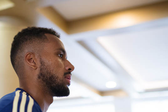 Isaac Kiese Thelin of the Swedish national football team at