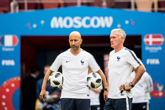 Bläddra bland fler bilder av Football, World Cup 2018, Day 12, France, Practice & Press conference