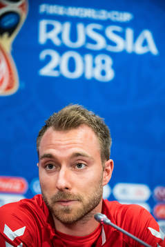Christian Eriksen of Denmark