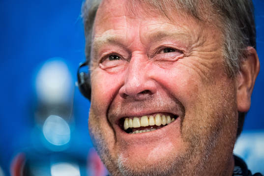 Head coach Åge Hareide of Denmark