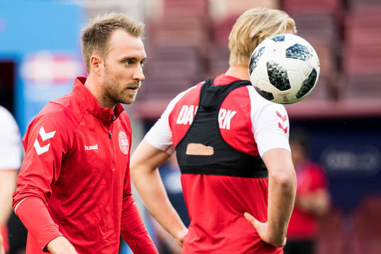 Christian Eriksen of Denmark