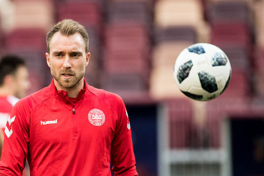 Christian Eriksen of Denmark